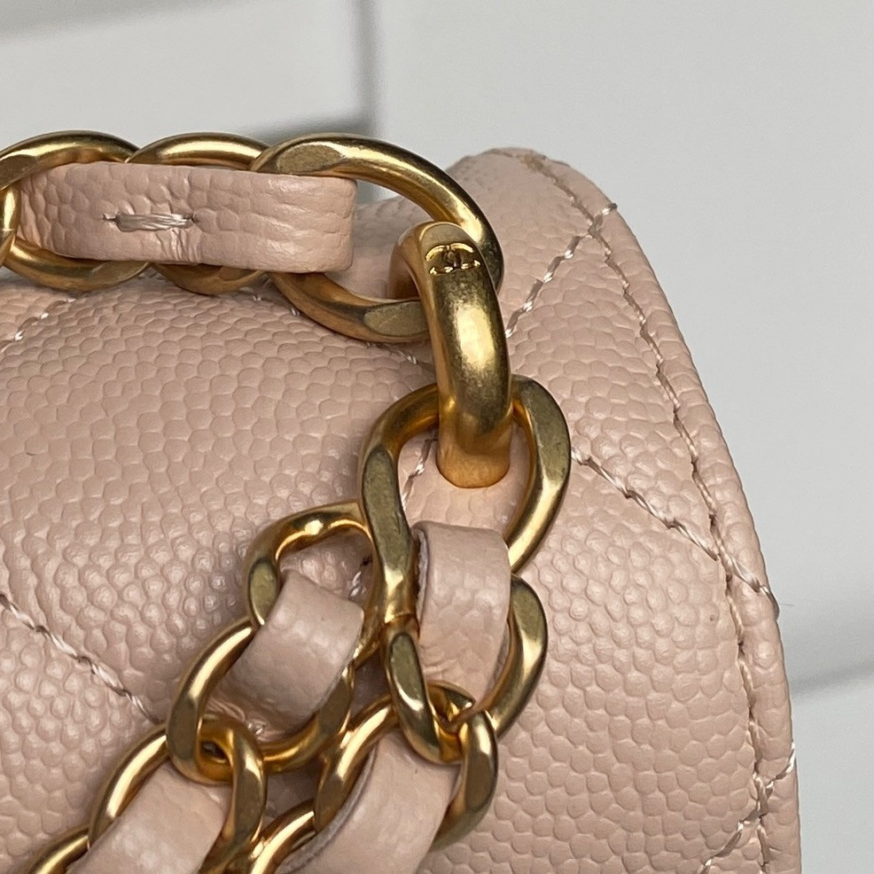 Ch*el flap handbag as5239 18×13×5.5cm
