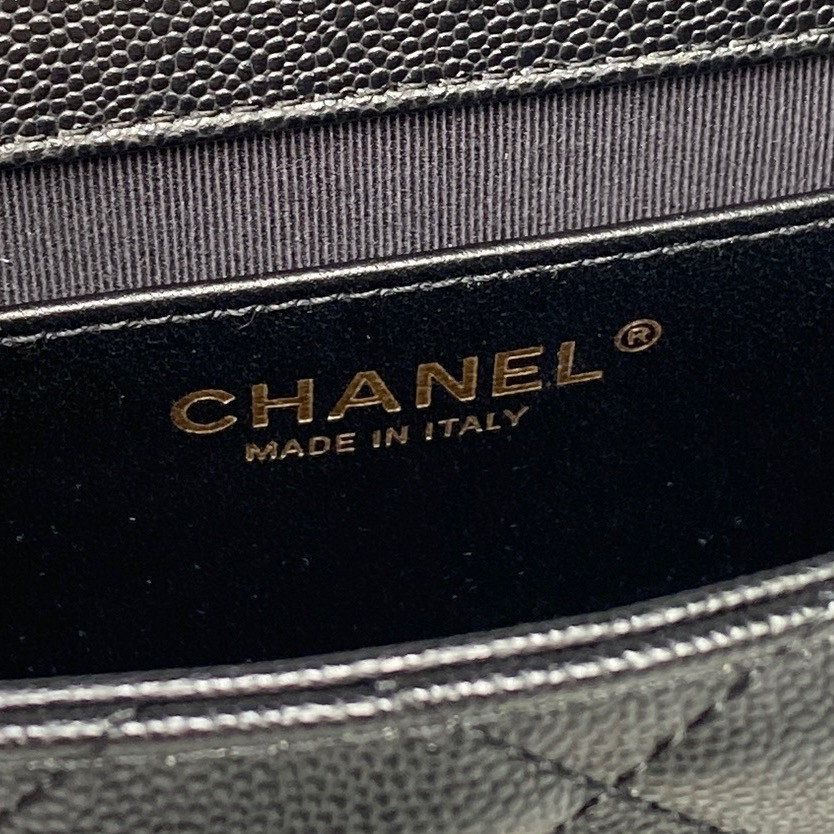 Ch*el flap handbag as5239 18×13×5.5cm