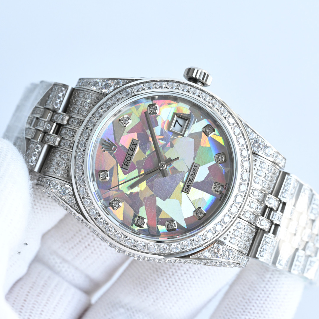 r*l*x datejust 41mm full Di*m*nd series