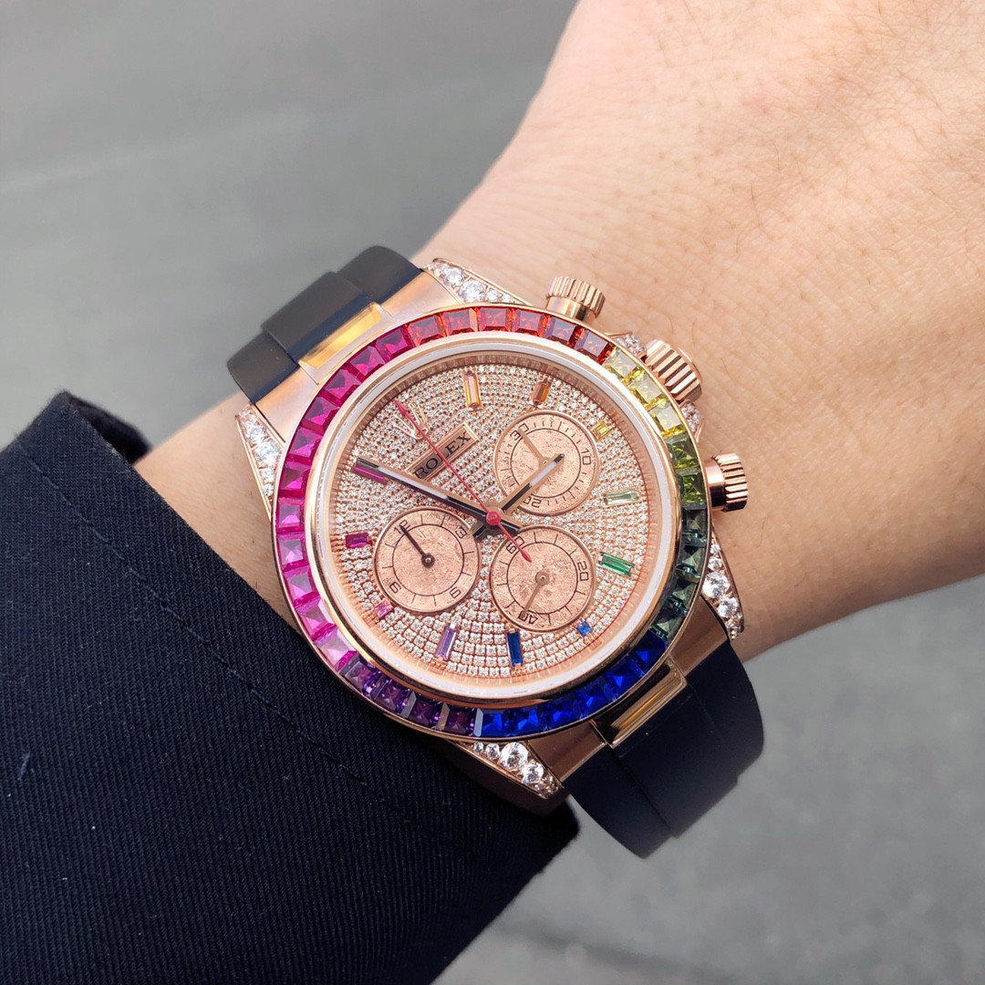R*l*x oyster perpetual cosmograph rainbow daytona 40mm
