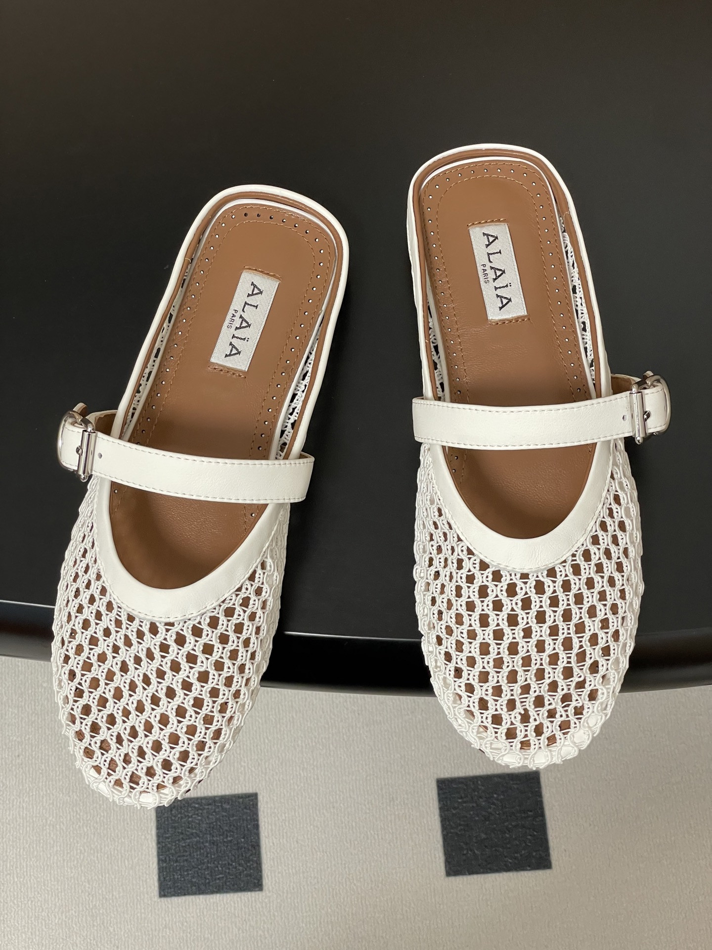 UA Alaia Flat Mules(Customized Size 7-10 days production time)