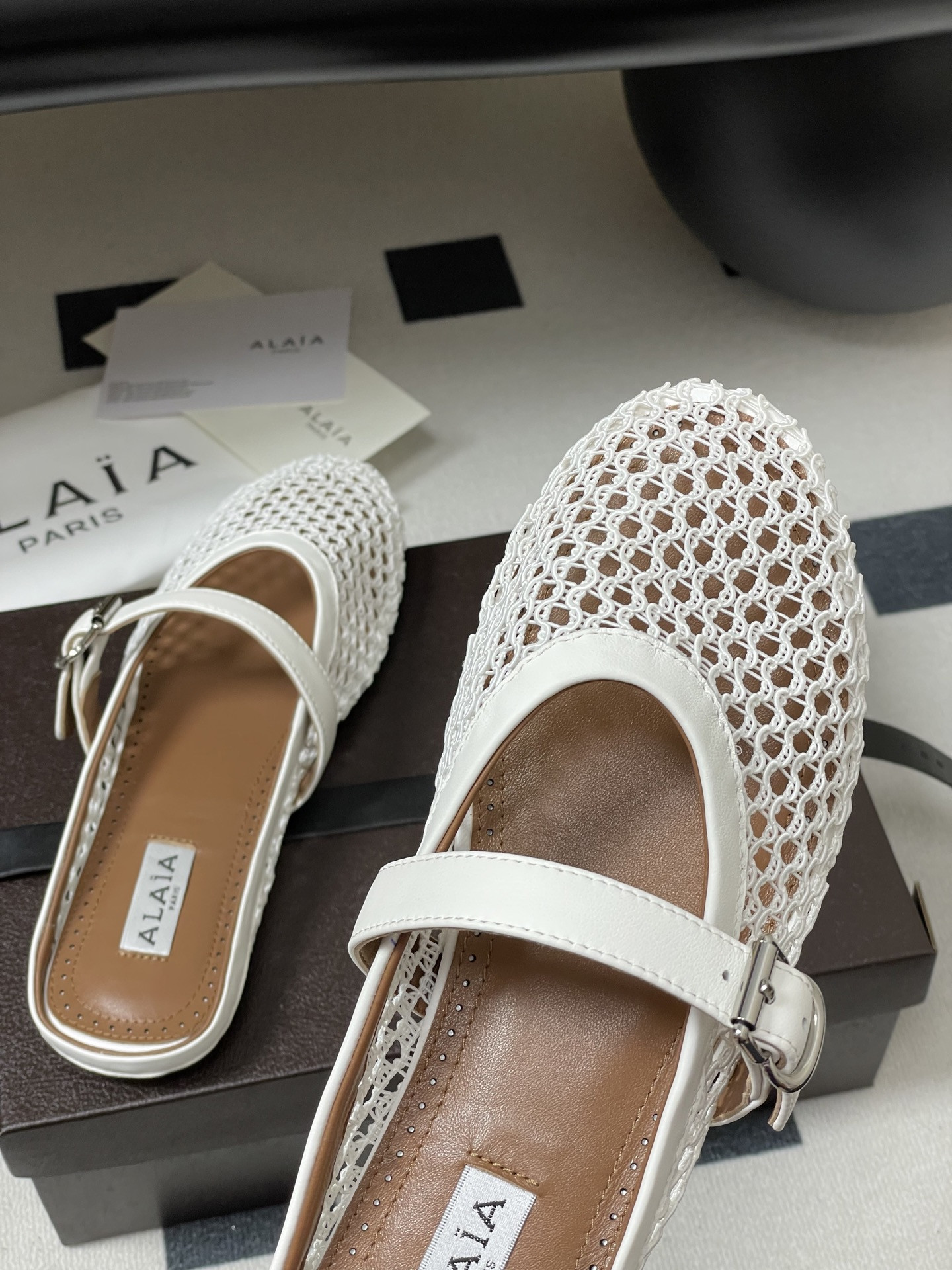 UA Alaia Flat Mules(Customized Size 7-10 days production time)