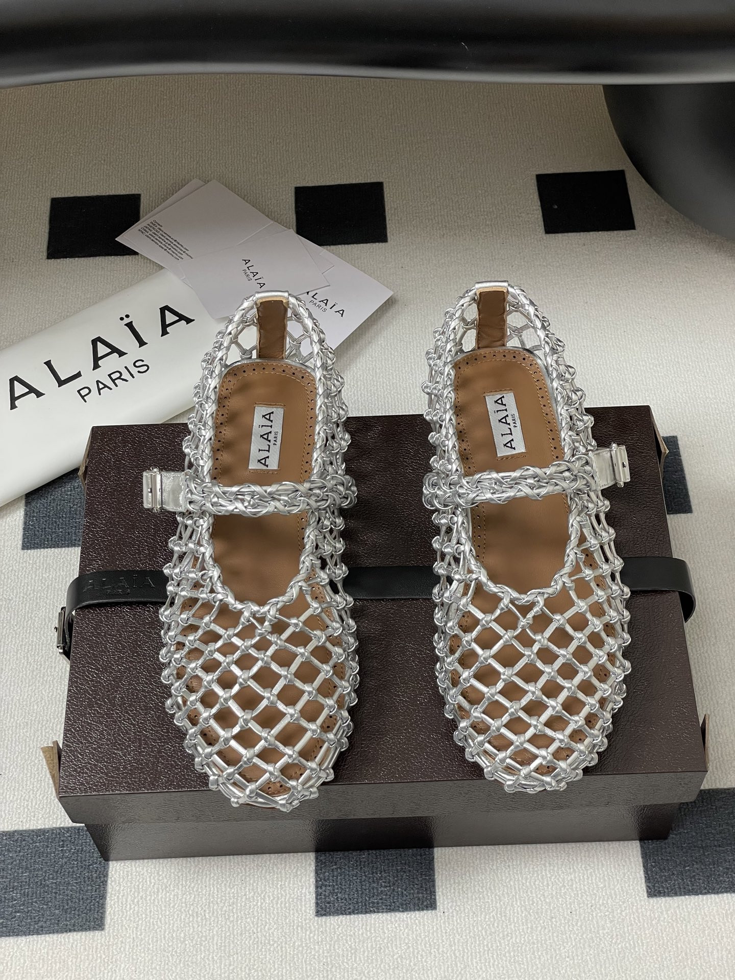 UA Alaïa BRAIDED BALLET FLATS(Customized Size 7-10 days production time)