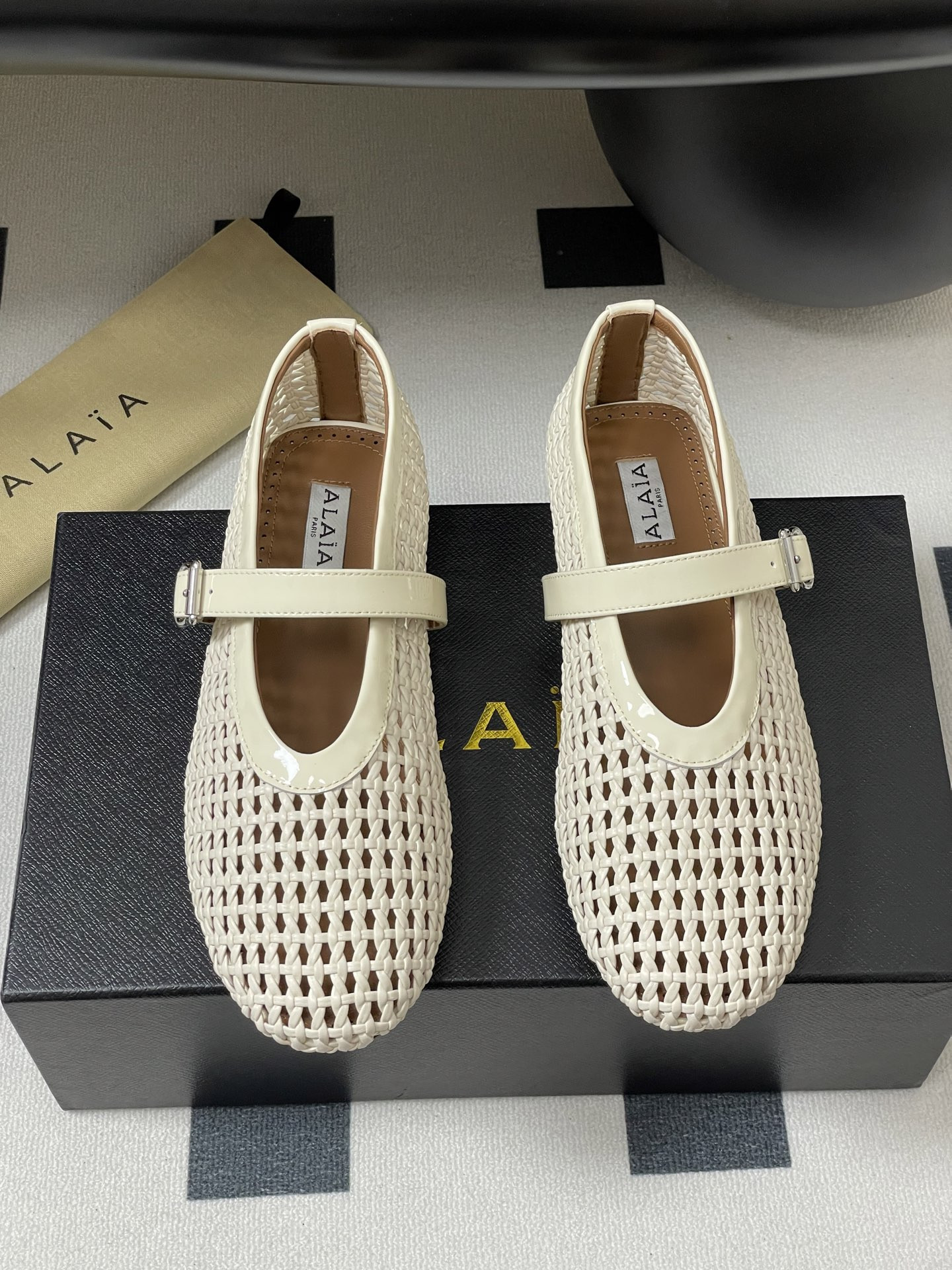 UA Alaïa BRAIDED BALLET FLATS(Customized Size 7-10 days production time)