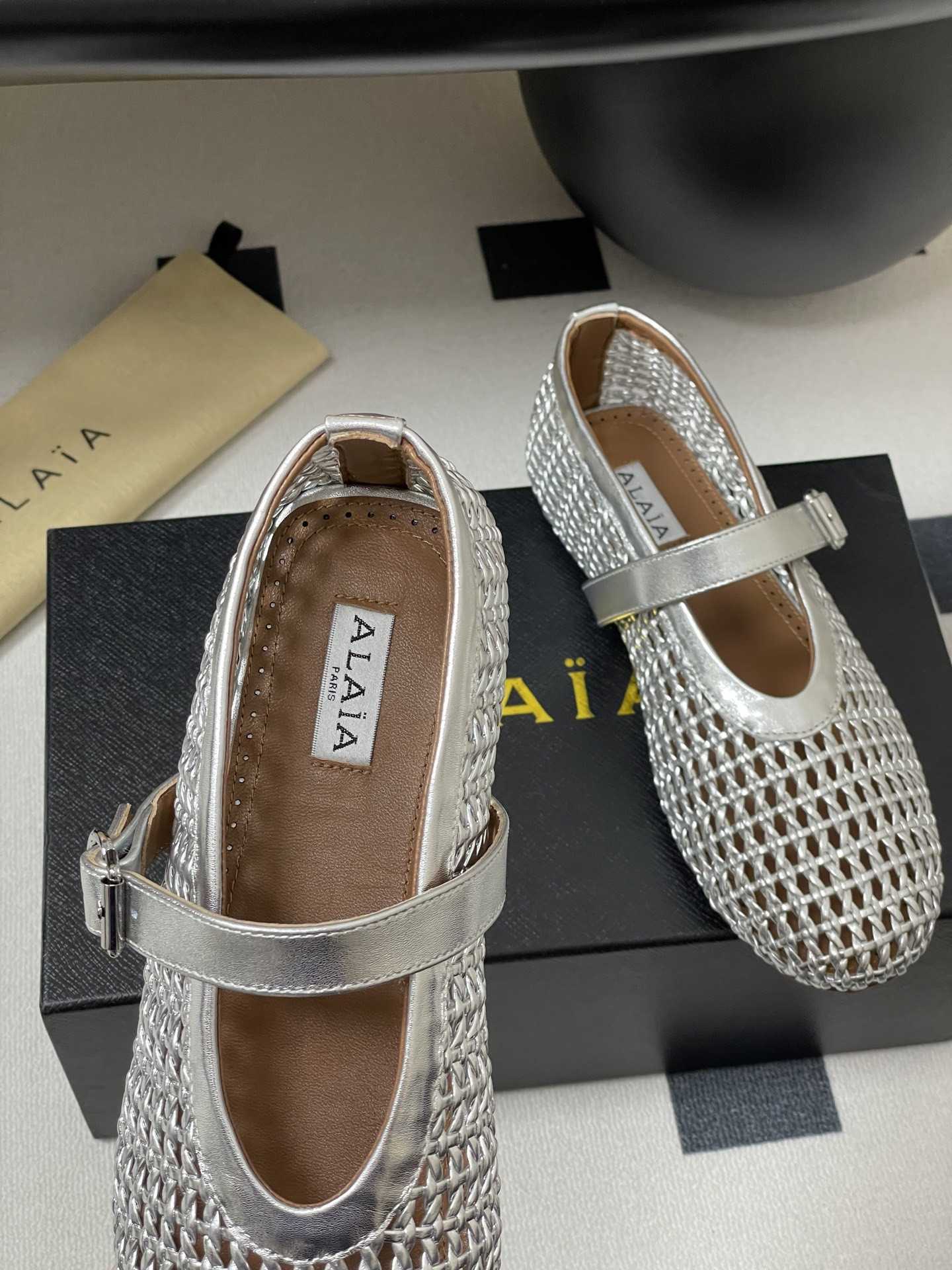 UA Alaïa BRAIDED BALLET FLATS(Customized Size 7-10 days production time)