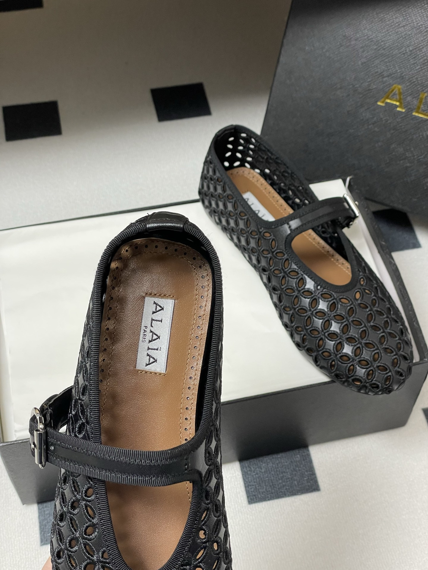 UA Alaïa BRAIDED BALLET FLATS(Customized Size 7-10 days production time)