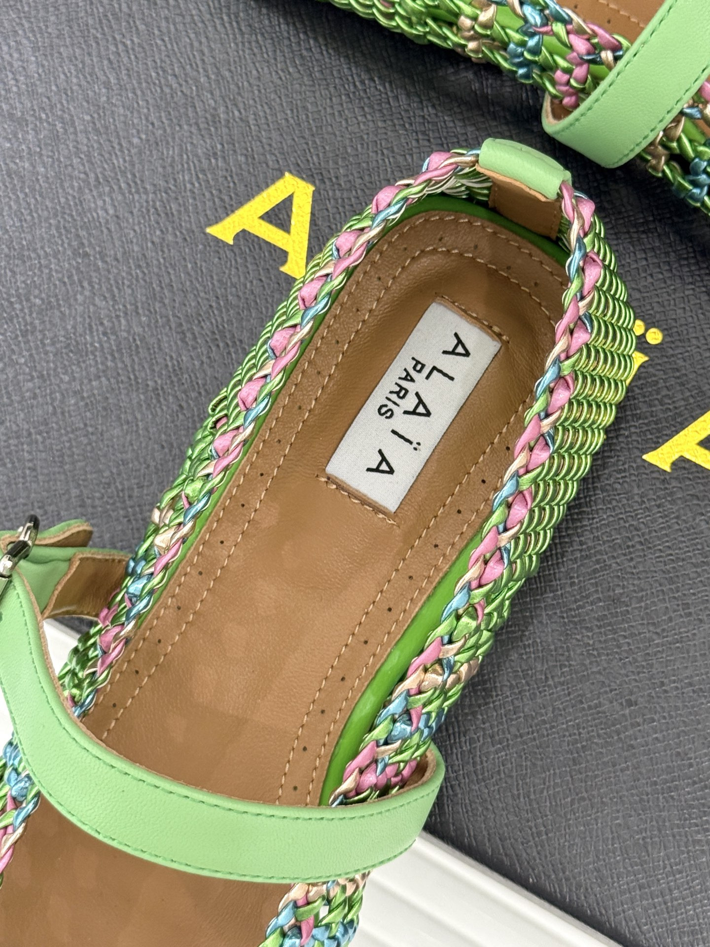 UA Alaïa Hollow Woven Mary Jane Flats(Customized Size 7-10 days production time)