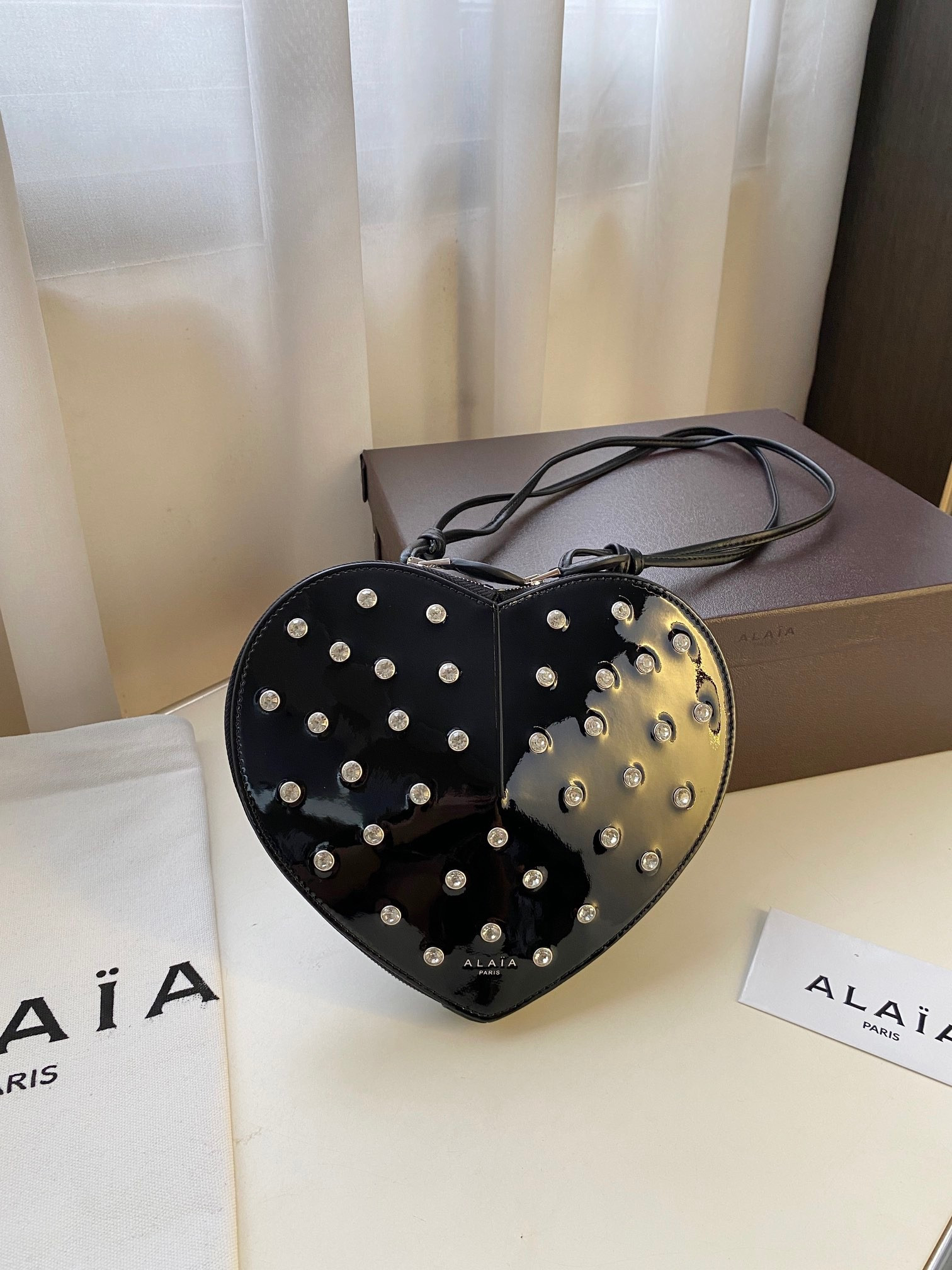 ALAÏA Le Coeur Heart Bag 18.5x20.5x5cm