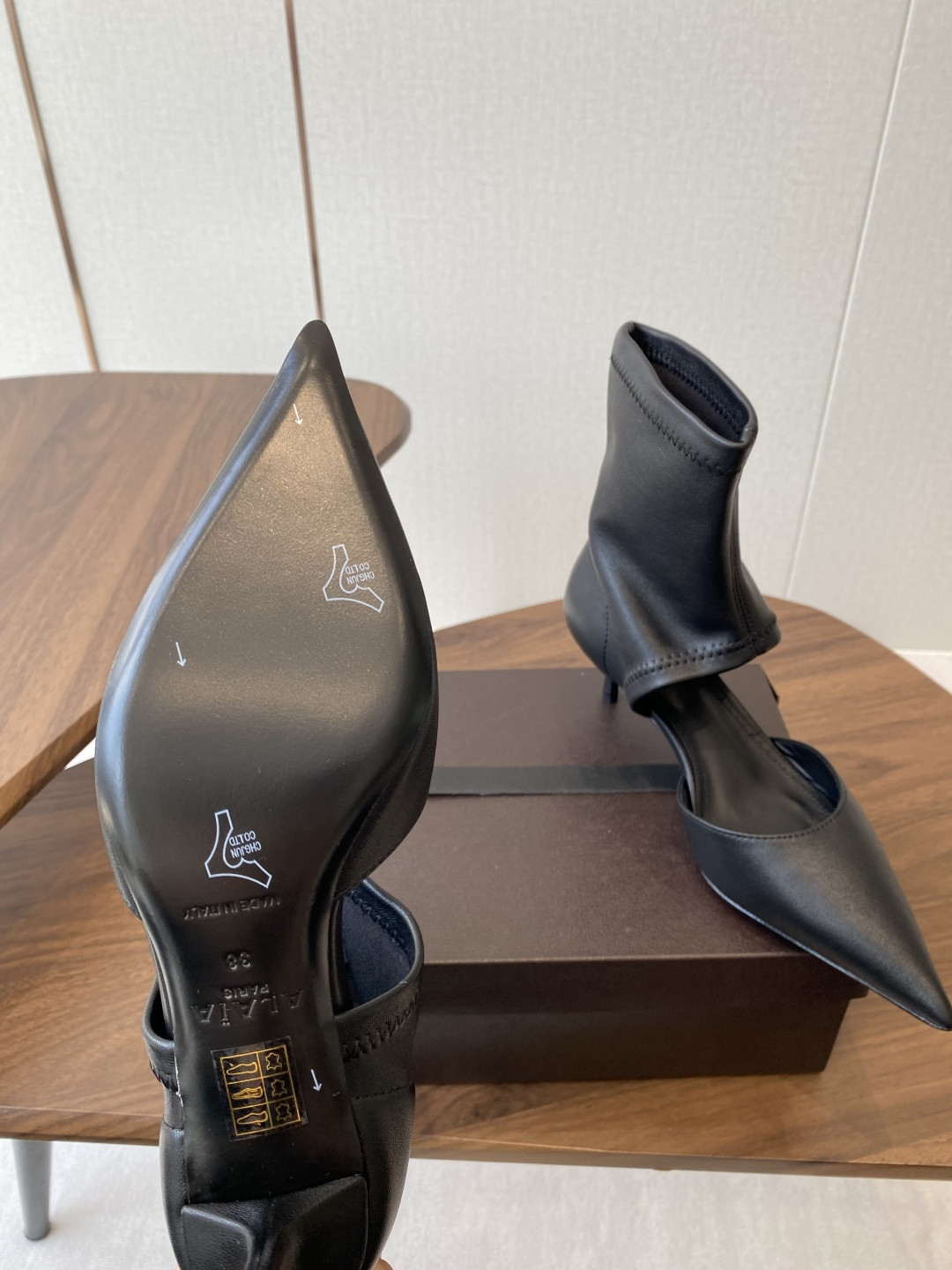 UA ALAÏA LOW BOOTS 5.5cm Heel