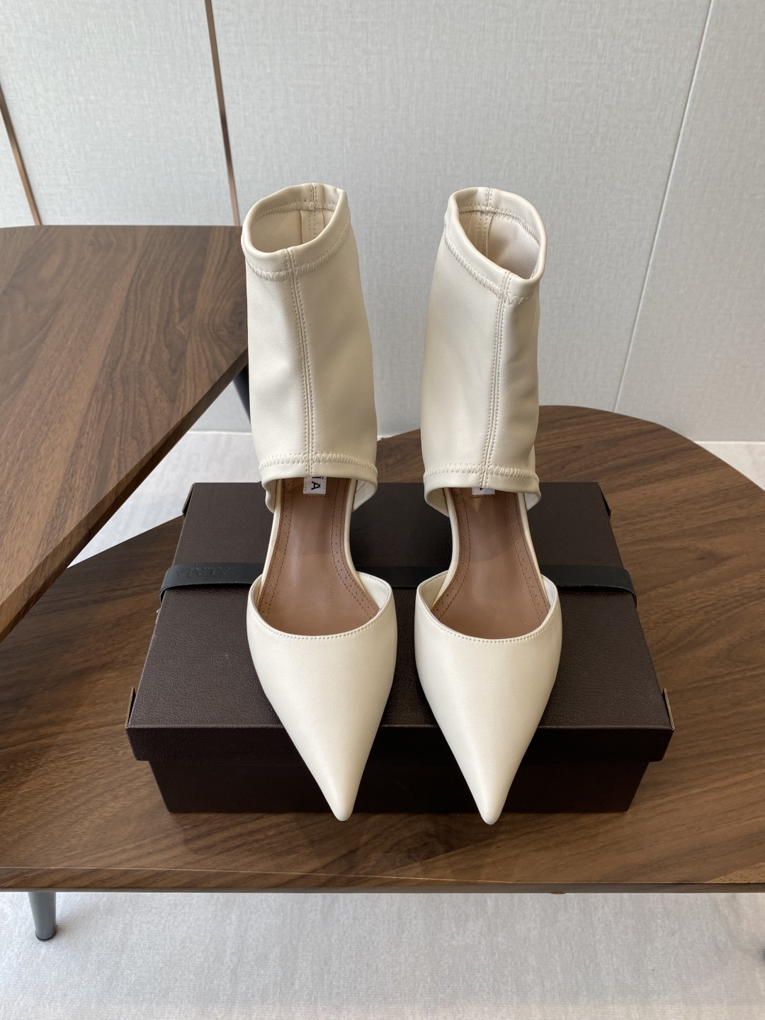 UA ALAÏA LOW BOOTS 5.5cm Heel
