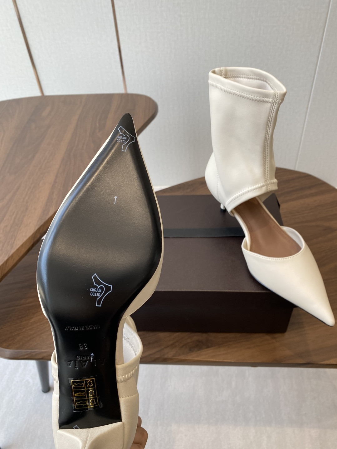 UA ALAÏA LOW BOOTS 5.5cm Heel