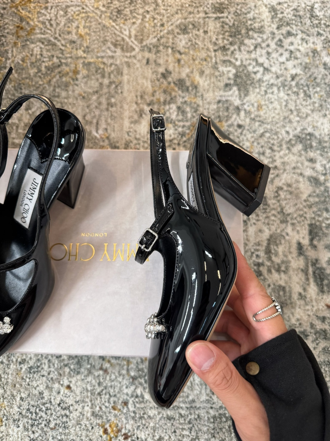 ua Ji*y Ch* belinda slingbacks 7cm