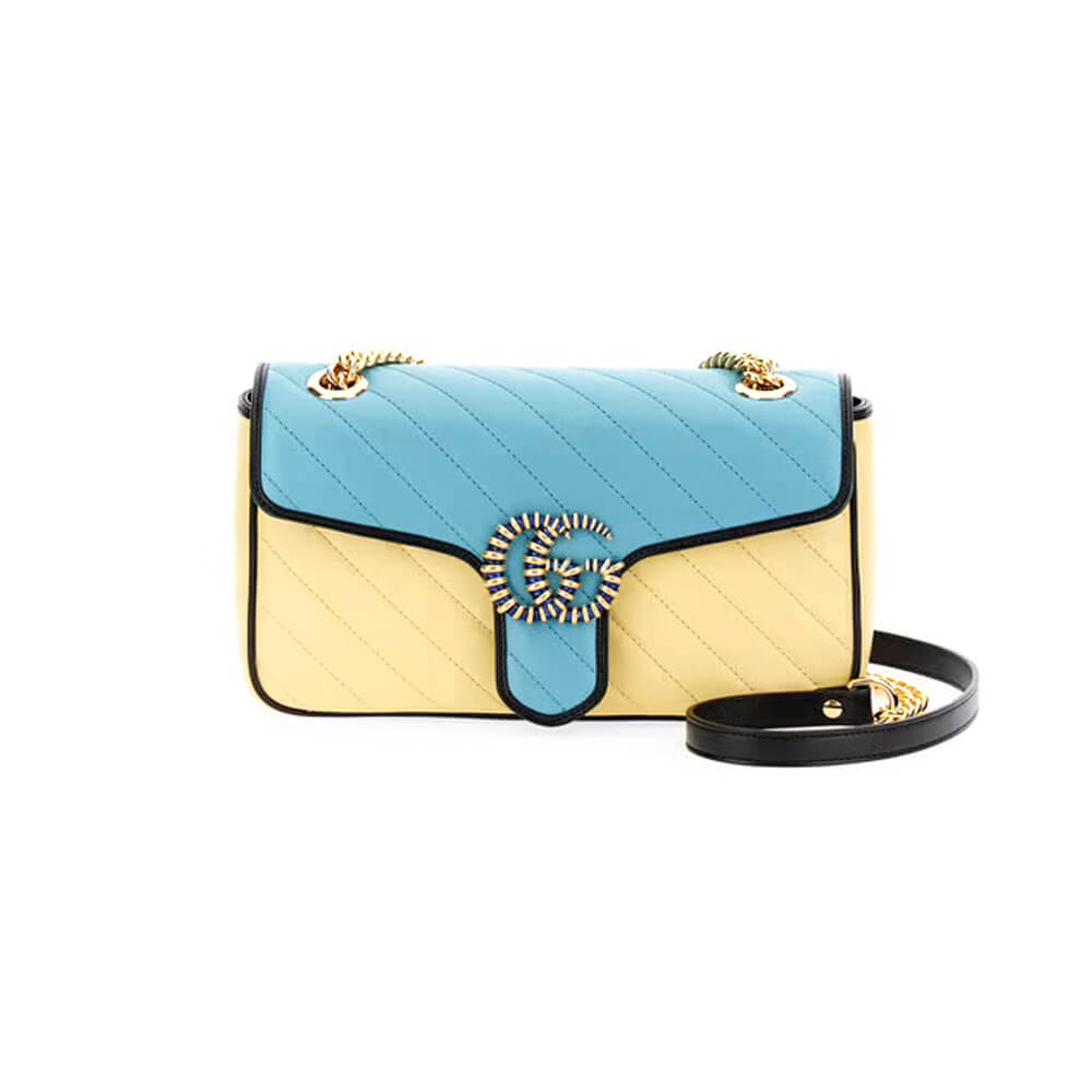 GG Marmont small matelasse shoulder bag