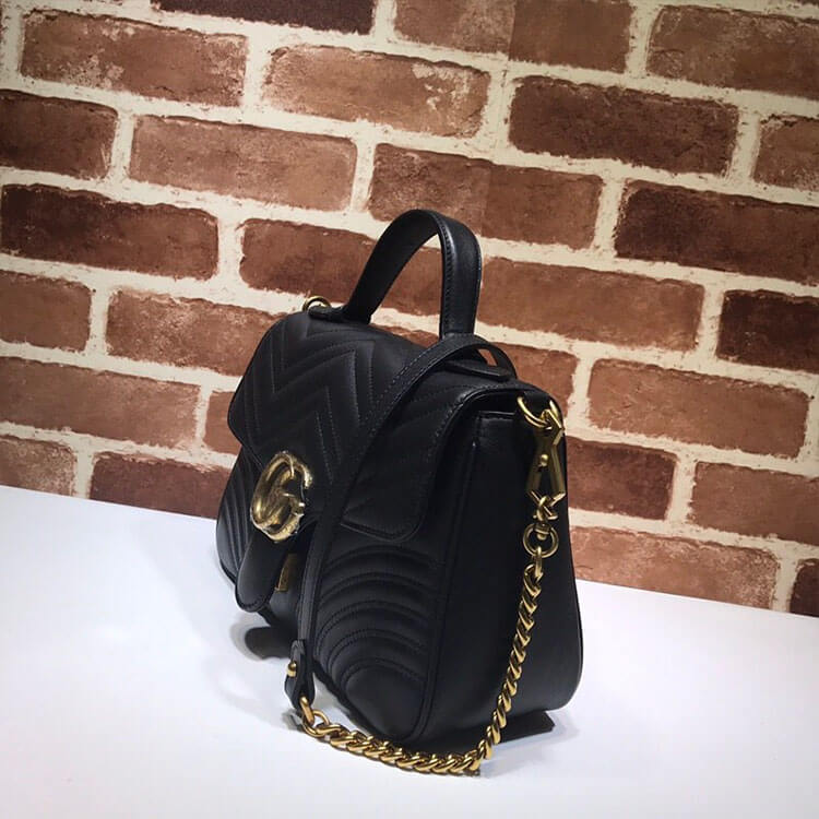 G*u*i gg marmont small top handle bag